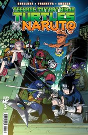 TEENAGE MUTANT NINJA TURTLES X NARUTO #3 50 COPY RANDOLPH