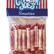 GRANDPA JOES SMARTIES CANDY 4 OZ PEG BAG 12PC CS