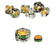 RESIN DICE HAMBURGER 7PC SET