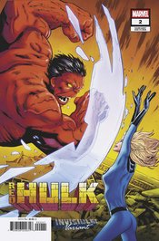 RED HULK #2 GREG LAND INVISIBLE VAR