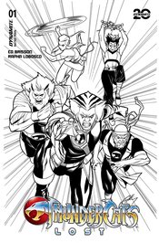 THUNDERCATS LOST #1 CVR L 10 COPY INCV HENRY LINE ART