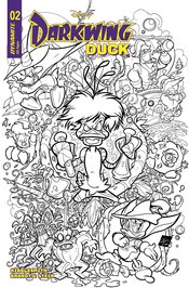 DARKWING DUCK #2 CVR H 10 COPY INCV CANGIALOSI LINE ART