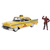 HOLLYWOOD RIDES DEADPOOL TAXI 1/24 DIE-CAST VEHICLE