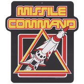 ATARI MISSILE COMMAND LOGO 11IN METAL SIGN