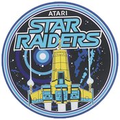 ATARI STAR RAIDERS LOGO 11IN ROUND METAL SIGN