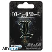 DEATH NOTE L ENAMEL PIN