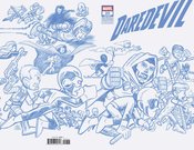 DAREDEVIL #20 50 COPY INCV CONNECT BLUE LINE SKETCH VAR C