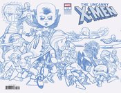 UNCANNY X-MEN #13 50 COPY INCV CONNECT LINE SKETCH VAR N