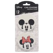 DISNEY MICKEY MINNIE 2.5IN COASTER