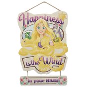 DISNEY RAPUNZEL HAPPINESS WIND 10X15 HANGING WOOD WALL DECOR