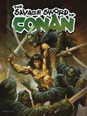 SAVAGE SWORD OF CONAN #8 CVR B HORLEY (MR)