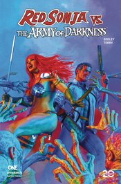 RED SONJA VS AOD #1 CVR E SPEARS FOIL