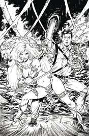 RED SONJA VS AOD #1 CVR O 20 COPY INCV SEELEY LINE ART VIRGI