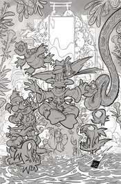 DARKWING DUCK #3 CVR K 15 COPY INCV CANGIALOSI LINE ART VIRG