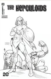 HERCULOIDS #3 CVR J 10 COPY INCV LINSNER LINE ART