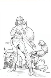 HERCULOIDS #3 CVR M 15 COPY INCV LINSNER LINE ART VIRGIN