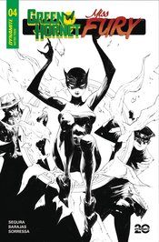 GREEN HORNET MISS FURY #4 CVR E 10 COPY INCV LEE LINE ART