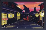 GODZILLA KIMONO 11X17 FRAMED POSTER