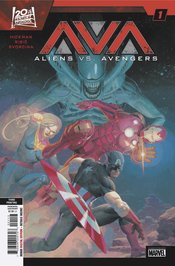 ALIENS VS AVENGERS #1 (OF 4) 3RD PTG ESAD RIBIC VAR