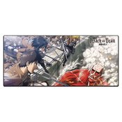 ATTACK ON TITAN EREN VS COLOSSAL TITAN XXL MOUSEPAD  (C