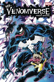 DF WEB OF VENOMVERSE FRESH BRAINS #1 SCHULTZ SILVER SGN