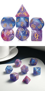 ACRYLIC DICE LUCID 7PC SET