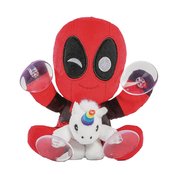 DEADPOOL WITH UNICORN WINDOW CLINGER PLUSH