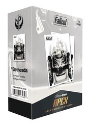 FALLOUT BROTHERHOOD STEEL 105CT APEX DECK PROTECTOR SLEEVES