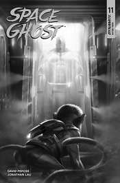 SPACE GHOST #11 CVR N FOC 7 COPY FRANCESCO MATTINA B&W