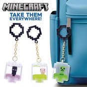 MINECRAFT CHARMS BACKPACK HANGERS 16PC DIS