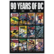 DC COMICS 90 YEARS ART PRINT
