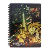 ATTACK ON TITAN STRUGGLE 3D EFFECT NOTEBOOK