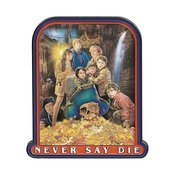 GOONIES 40TH ANN NEVER SAY DIE PIN BADGE