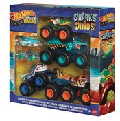HOT WHEELS MONSTER TRUCKS SHARKS VS DINOS MULTIPACK  (C