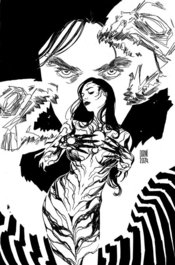 WITCHBLADE #12 CVR E INC 1-25 DANI B&W VIRGIN