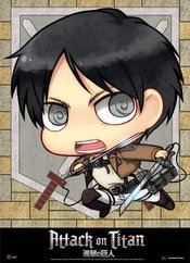 ATTACK ON TITAN SD EREN WALL SCROLL