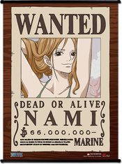 ONE PIECE WANTED POSTER NAMI WALL SCROLL