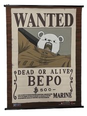 ONE PIECE WANTED POSTER BEPO WALL SCROLL