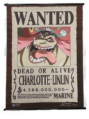 ONE PIECE WANTED POSTER BIG MOM WALL SCROLL