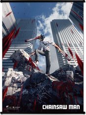 CHAINSAW MAN CHAINSAW MAN KEY VISUAL WALL SCROLL