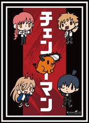 CHAINSAW MAN DENJI & POCHITA SD GROUP WALL SCROLL
