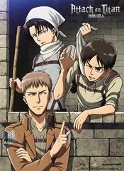 ATTACK ON TITAN CLEAN UP ROOM SPECIAL ED WALL SCROLL  (