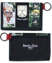 ATTACK ON TITAN GROUP SD CAMO WALLET