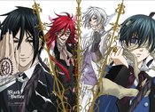 BLACK BUTLER SEBASTIAN GRELL ASH CIEL WALL SCROLL