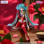 HATSUNE MIKU FLOWER FAIRY CAMELLIA NOODLE STOPPER 6IN STATUE