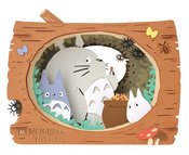 MY NEIGHBOR TOTORO TOTORO IN LOG PAPER THEATER 6PC BOX VER 1