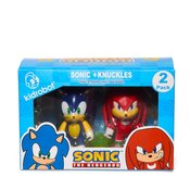 SONIC HEDGEHOG CHAOS MINI SERIES SONIC KNUCKLES 3IN 2PC FIG