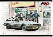 INITIAL D COMIC TAKUMI FUJIWARA & AE86 #C WALL SCROLL