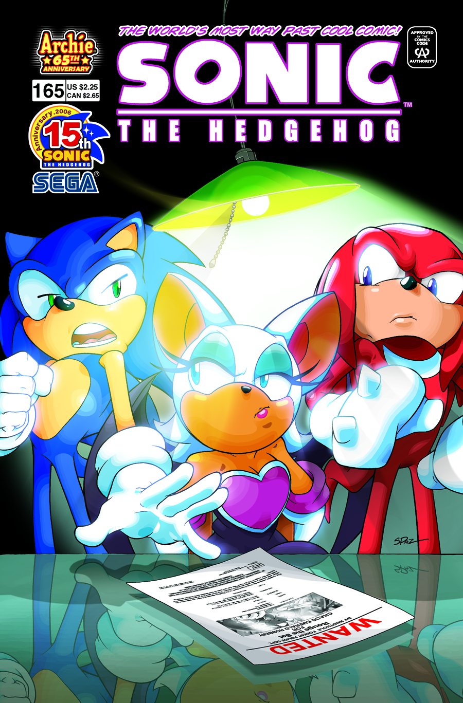 MAY062884 - SONIC THE HEDGEHOG #165 - Previews World