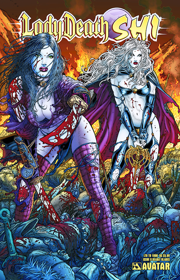 SEP073424 - LADY DEATH SHI DEADLY BLADES CVR #0 (OF 2) - Previews World